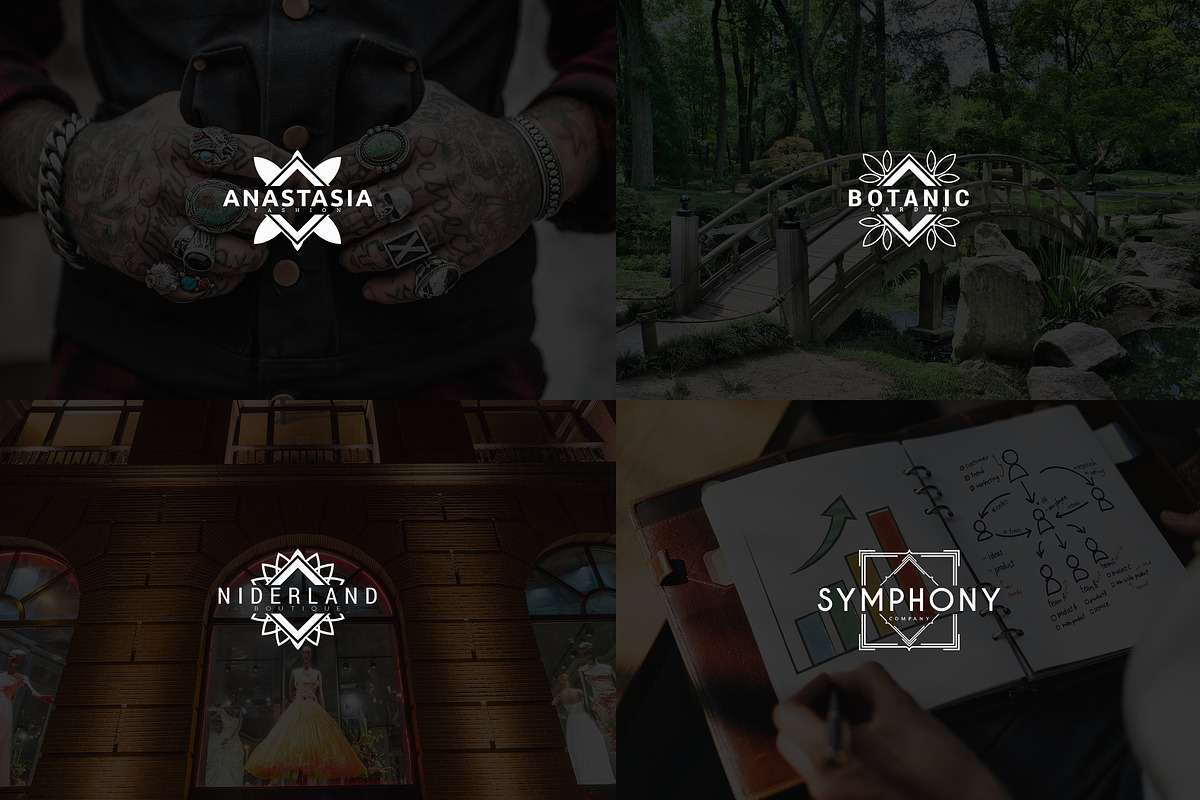 Minimal Badges | 30 Logo Templates, a Branding & Logo Template by VP Fonts (Photo 14 of 17)
