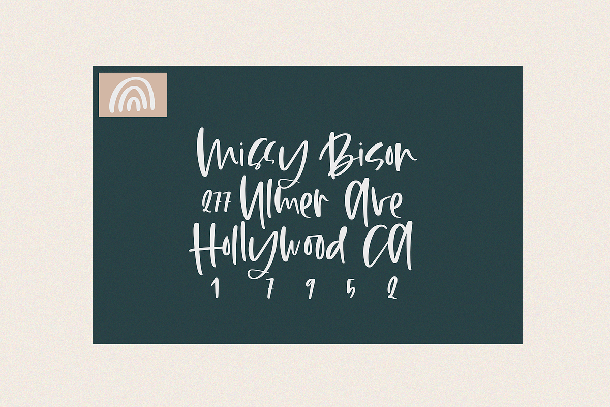 Maybe | Script Font + Doodles preview 3