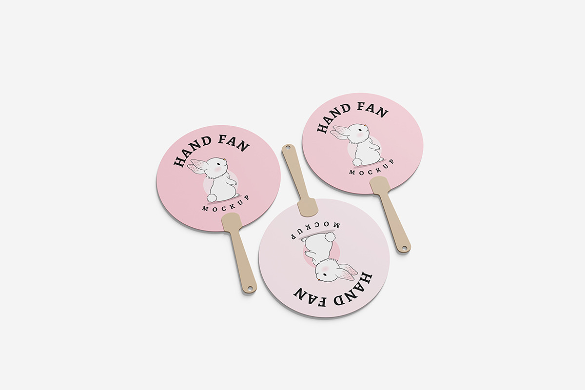Hand Fan Mockup, a Product Mockup by bimockup (Photo 4 of 6)