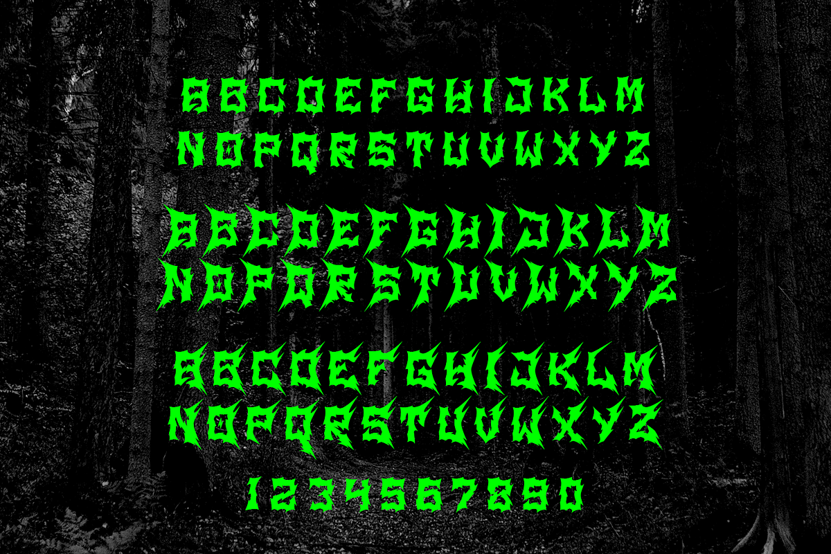 Dark Bones, a Blackletter Font by zamjumps (Photo 6 of 7)
