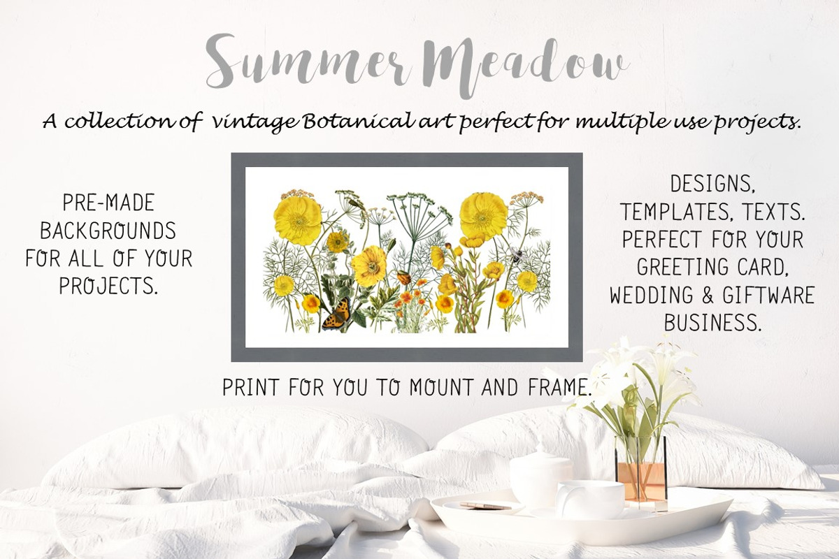 SUMMER MEADOW, an Invitation Template by Ginger Duck Graphics (Photo 2 of 5)