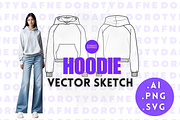 Raglan Hoodie, an Apparel Mockup by Doroty Dafne Designs (Thumbnail 1 of 7)