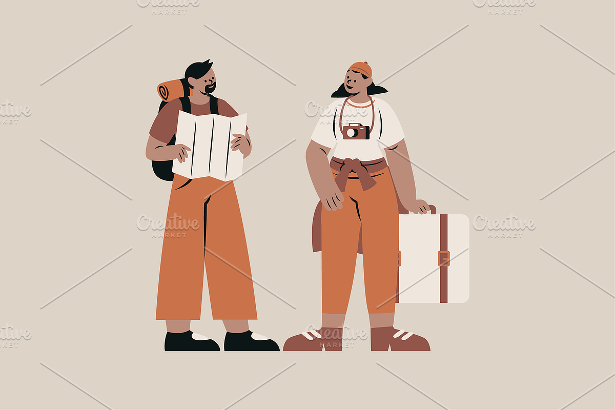 People Traveling Illustration, a Person Illustration by Jump Studio (Photo 9 of 10)