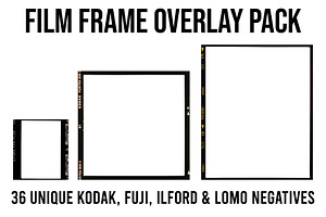 Film Frame Overlay Pack - 36 Frames