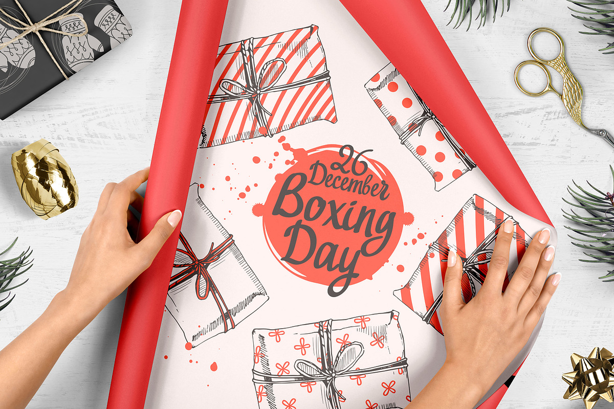 Christmas Sketch Set, a Decorative Illustration by Mona Monash (Photo 7 of 10)