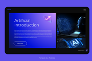 Ai Solution & Technology Powerpoint, a Presentation Template by Pixslides (Thumbnail 5 of 7)