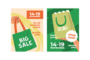 Hands holding shopping bags set, an Object Illustration by PaperTrident (Thumbnail 5 of 6)