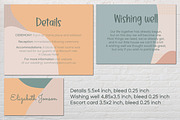 Abstract modern wedding cards suite, an Invitation Template by MariiaVD (Thumbnail 8 of 10)