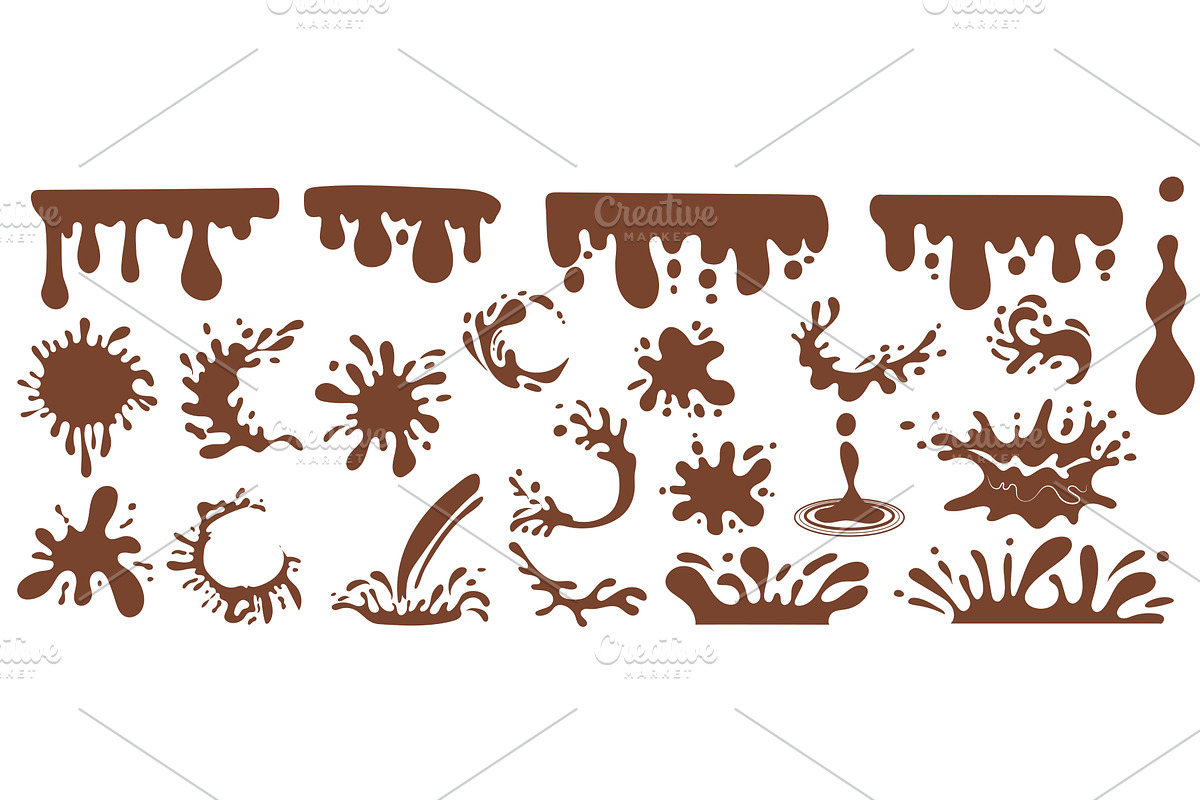 Chocolate splash, a Food Illustration by alexdndz