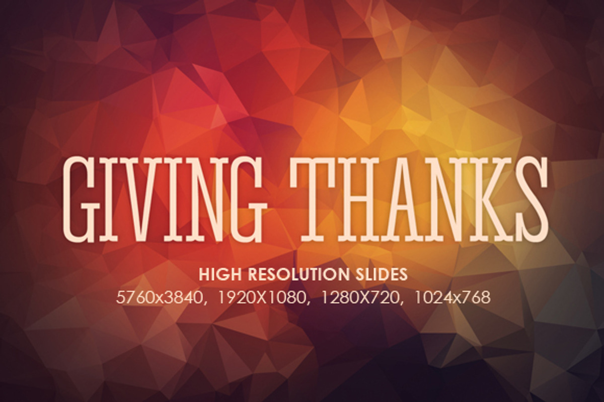 Giving Thanks Screen Slides JPG, an Illustration by loswl (Photo 1 of 2)