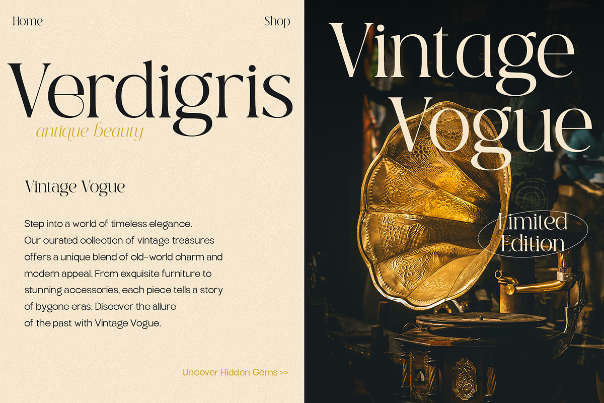TBJ Black Gold 2-Styles Serif, a Serif Font by Taboja Studio (Photo 10 of 15)