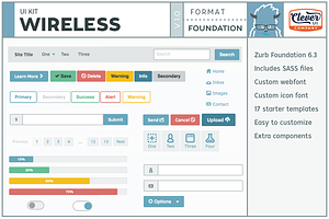 Wireless- Foundation UI Kit