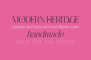 SALE! Modern Heritage Font Duo