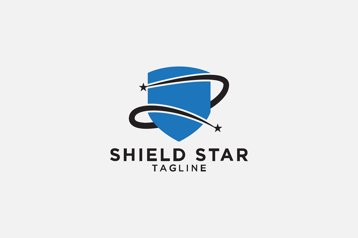 Shield star logo template, a Branding & Logo Template by TemplatePlus.net