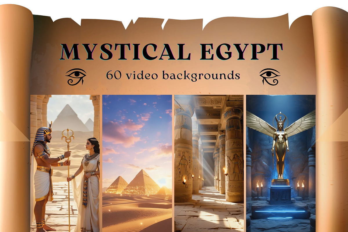 Mystical Egypt Video Backgrounds, a Scene 3D Model by MarisoArt (Photo 1 of 5)