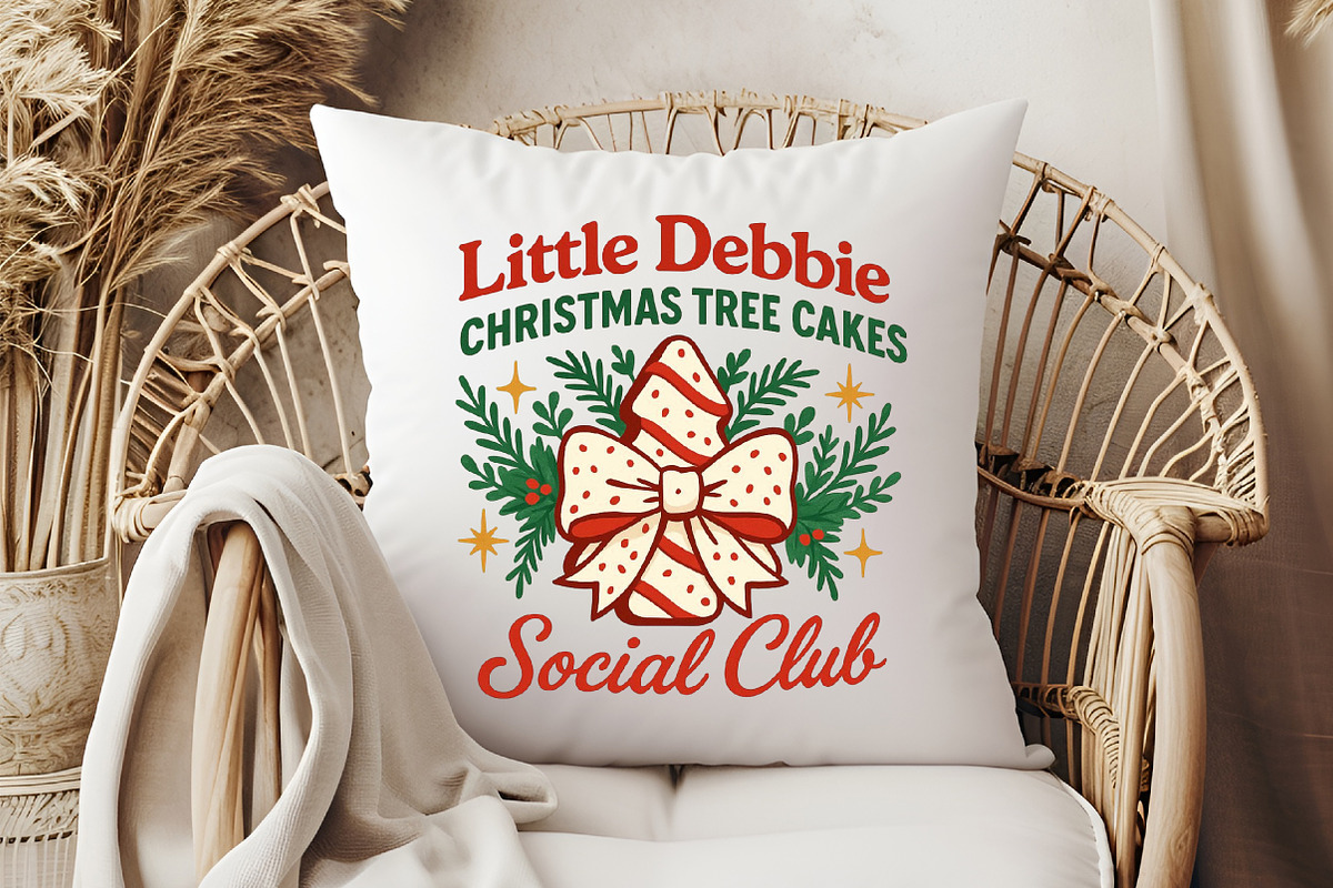 Little Debbie, Christmas Tree Cake P, an Illustration by Libby Wishes (Photo 4 of 6)