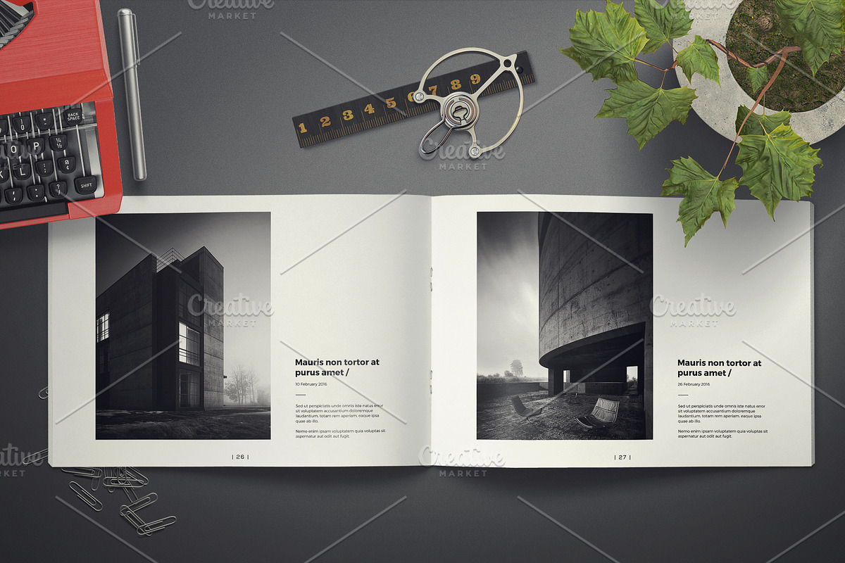 Architecture Landscape Brochure, a Brochure Template by ShapShapy (Photo 14 of 18)