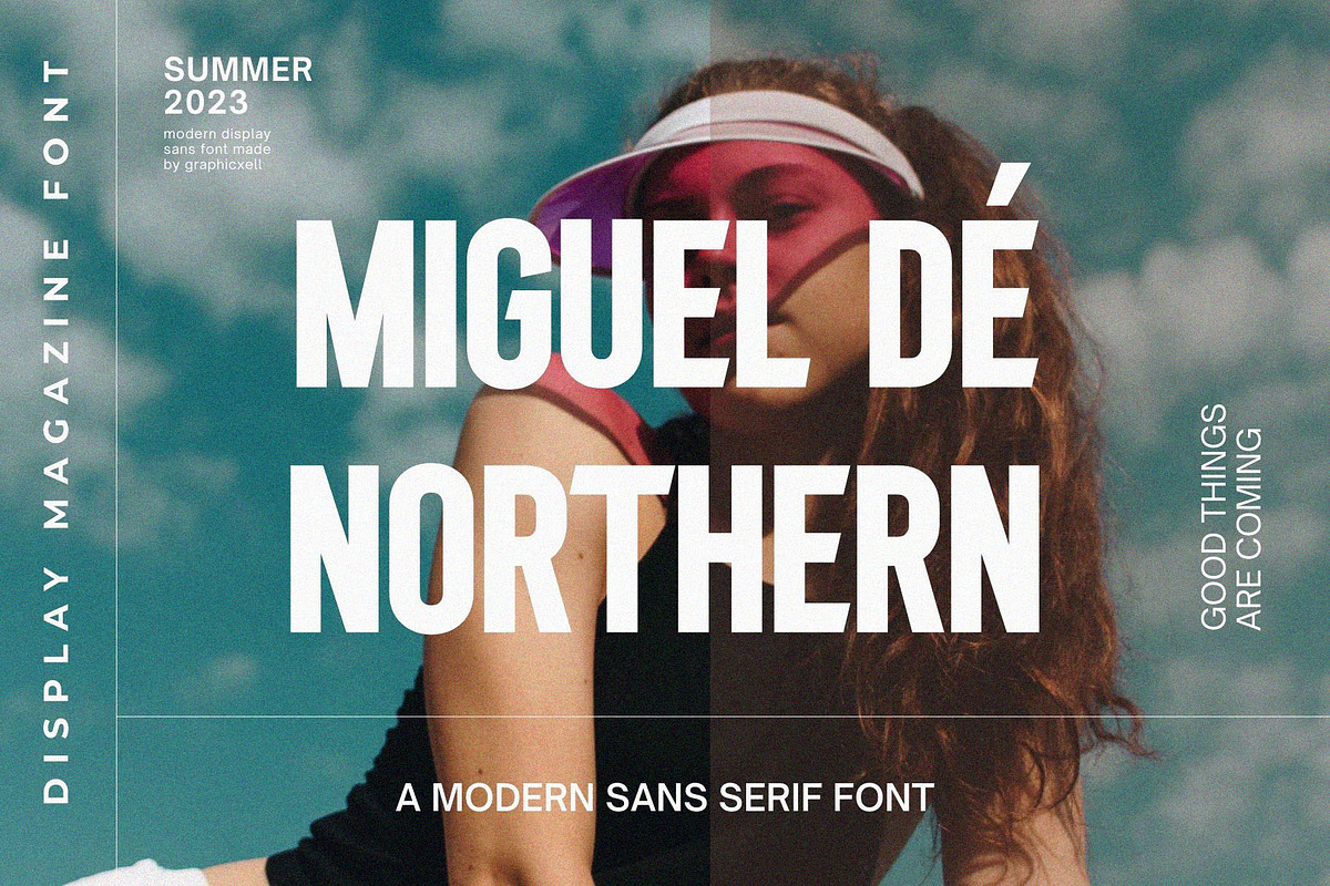 Miguel de Northern Bold Sans Font Ty, a Sans Serif Font by Graphicxell (Photo 1 of 11)