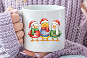 Christmas Ducks PNG, an Illustration by Dream Creation (Thumbnail 2 of 5)