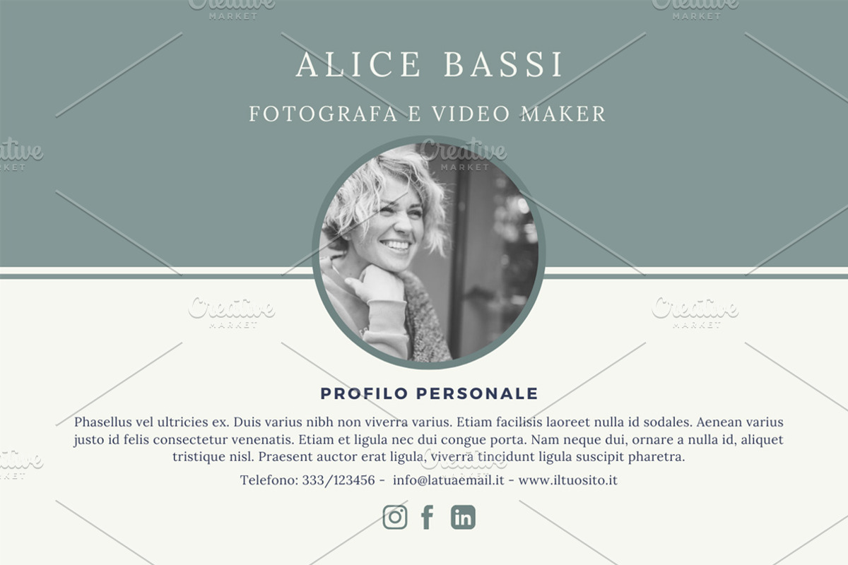 Resume template | Canva, a Templates & Theme by Strategie Creative (Photo 4 of 4)