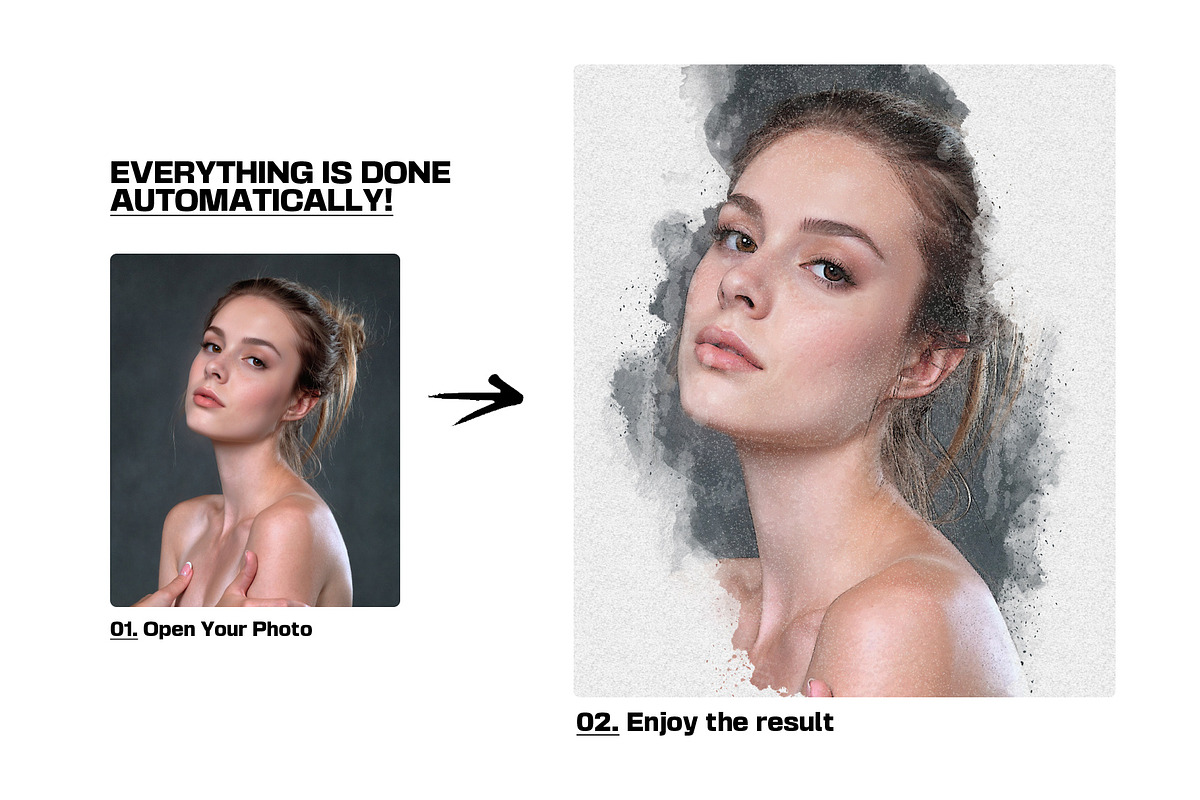 Watercolor Canvas Art Photo Effect, an Action Add-On by Photoshop Action (Photo 17 of 17)