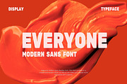 Everyone - Modern Sans Font, a Sans Serif Font by TypeLogue (Thumbnail 1 of 5)