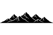 Mountain Range Silhouette, an Object Graphic by Designer_Momina (Thumbnail 12 of 20)