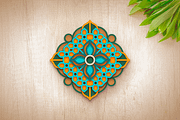 3D Lilac Flower Mandala - SVG Cut Fi, an Object Graphic by Arshad Ali (Thumbnail 7 of 8)