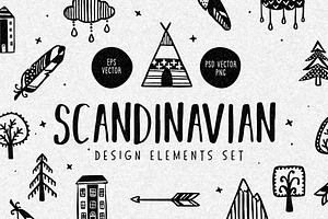 Scandinavian Design Elements Set