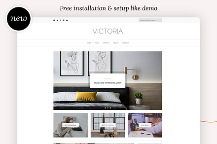 Victoria - WordPress Theme Blog