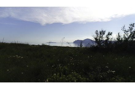 Beautiful view of coast with grass, a Holiday Photo by Media Whale Stock