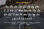 Above Ground, a Script Font by Larin Type Co. (Thumbnail 10 of 10)
