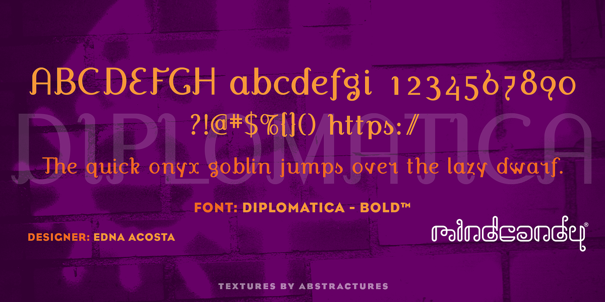 Diplomatica™, a Sans Serif Font by MINDCANDY (Photo 3 of 6)