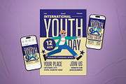 International Youth Day Flyer Set, a Flyer Template by The Good Store (Thumbnail 1 of 2)