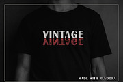 Rendora - Vintage Stamp Sans Serif, a Sans Serif Font by GlitzyGrapix (Thumbnail 5 of 12)
