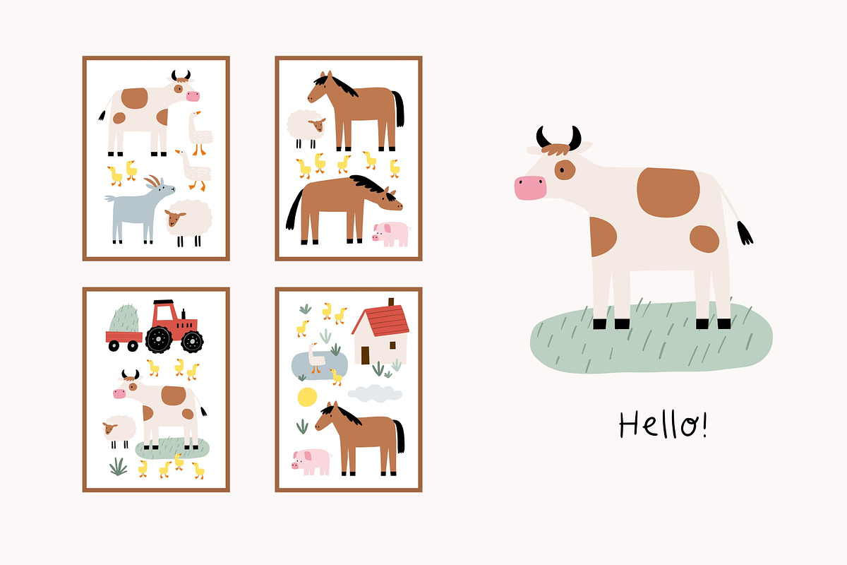 Happy Day Farm, a Decorative Illustration by Barkova Nadya (Photo 7 of 10)