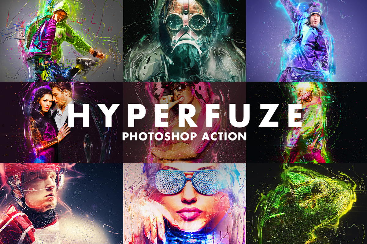 HyperFuze Photoshop Action preview 5