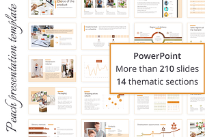 Peach presentation template