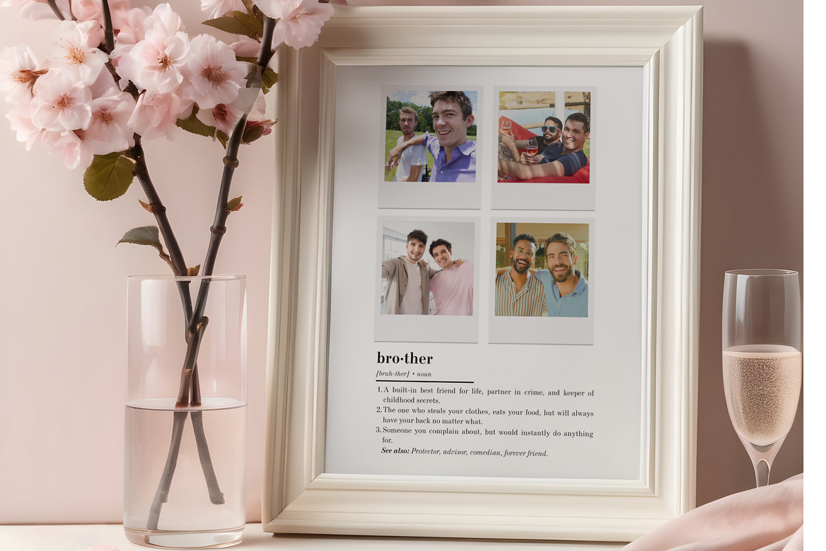 Brother Definition Collage Template, a Poster Template by LovePrintEnjoyIt (Photo 4 of 4)