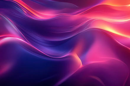 Abstract waves of luminous hues flow, a Background Photo by Pixeness