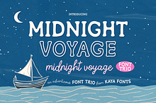 Midnight Voyage Font Trio