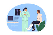 Medical examination & health checkup, a Healthcare Illustration by Good Studio (Thumbnail 16 of 19)