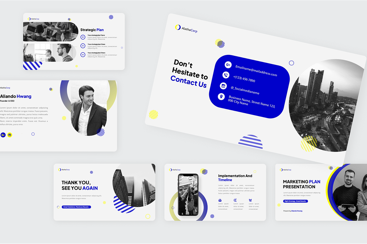 Marketing Plan Presentation, a Presentation Template by SquidPixey (Photo 2 of 6)