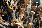 72 Microscopic Fungi Backgrounds, a Background Graphic by h.utomo (Thumbnail 41 of 72)