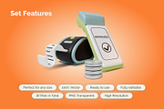 Payment Methods Concept, an Object 3D Model by 35lab (Thumbnail 3 of 6)