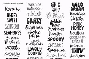 BIG Font Bundle PART 2