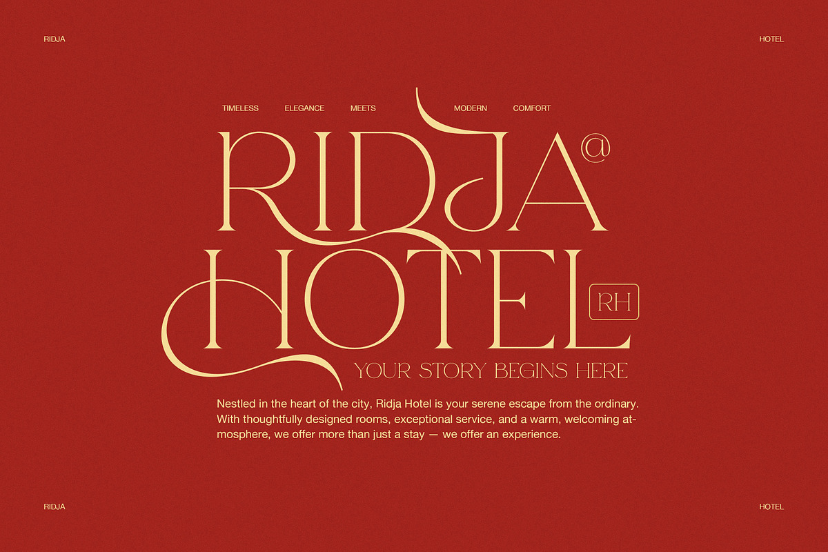 The Harid Elegant Serif Font, a Serif Font by Elegant Font (Photo 4 of 8)