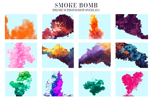 Smoke Bomb Overlays Photoshop