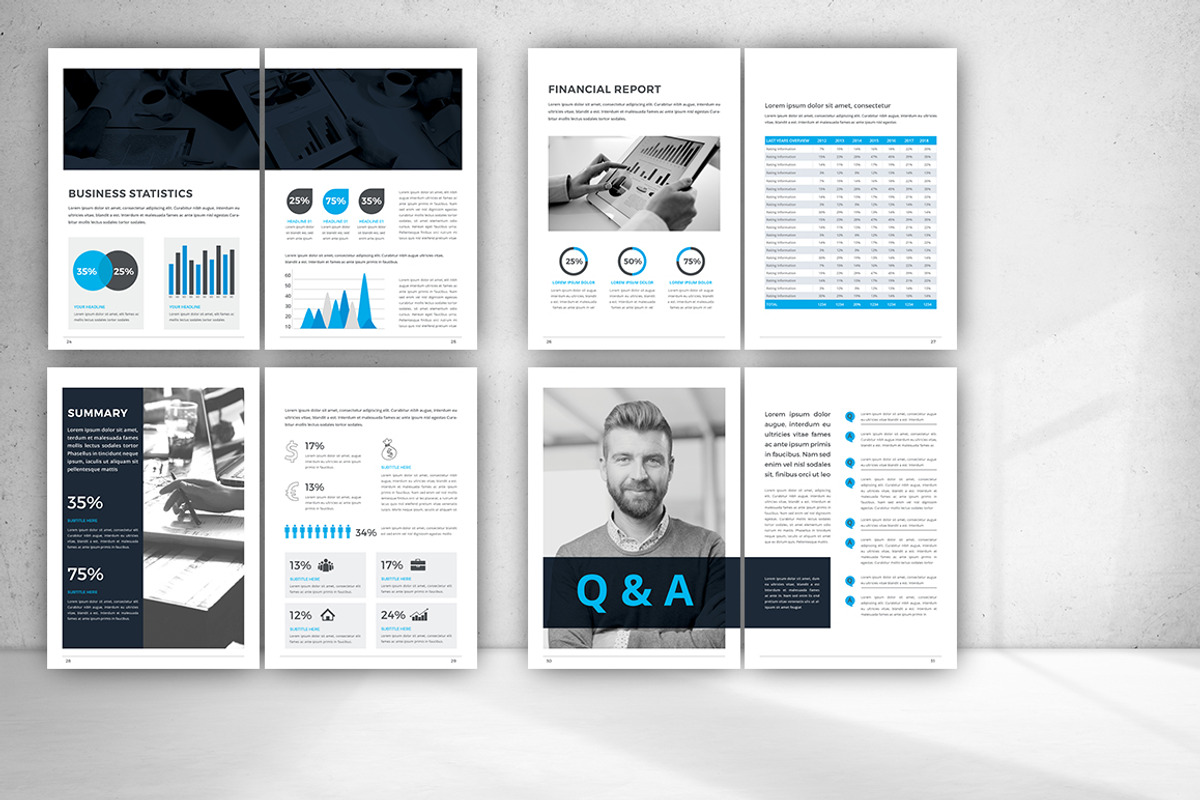 The Annual Report, a Brochure Template by design_pick (Photo 5 of 22)