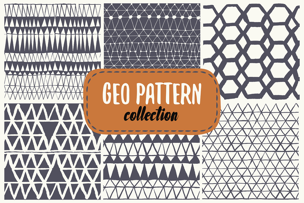 Geo pattern collection, a Pattern Graphic by Nicetoseeya (Photo 1 of 4)
